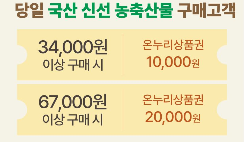 온누리상품권 환급 행사