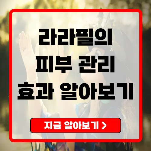 인천 송도 피부과에서 경험한 라라필의 효과와 이점