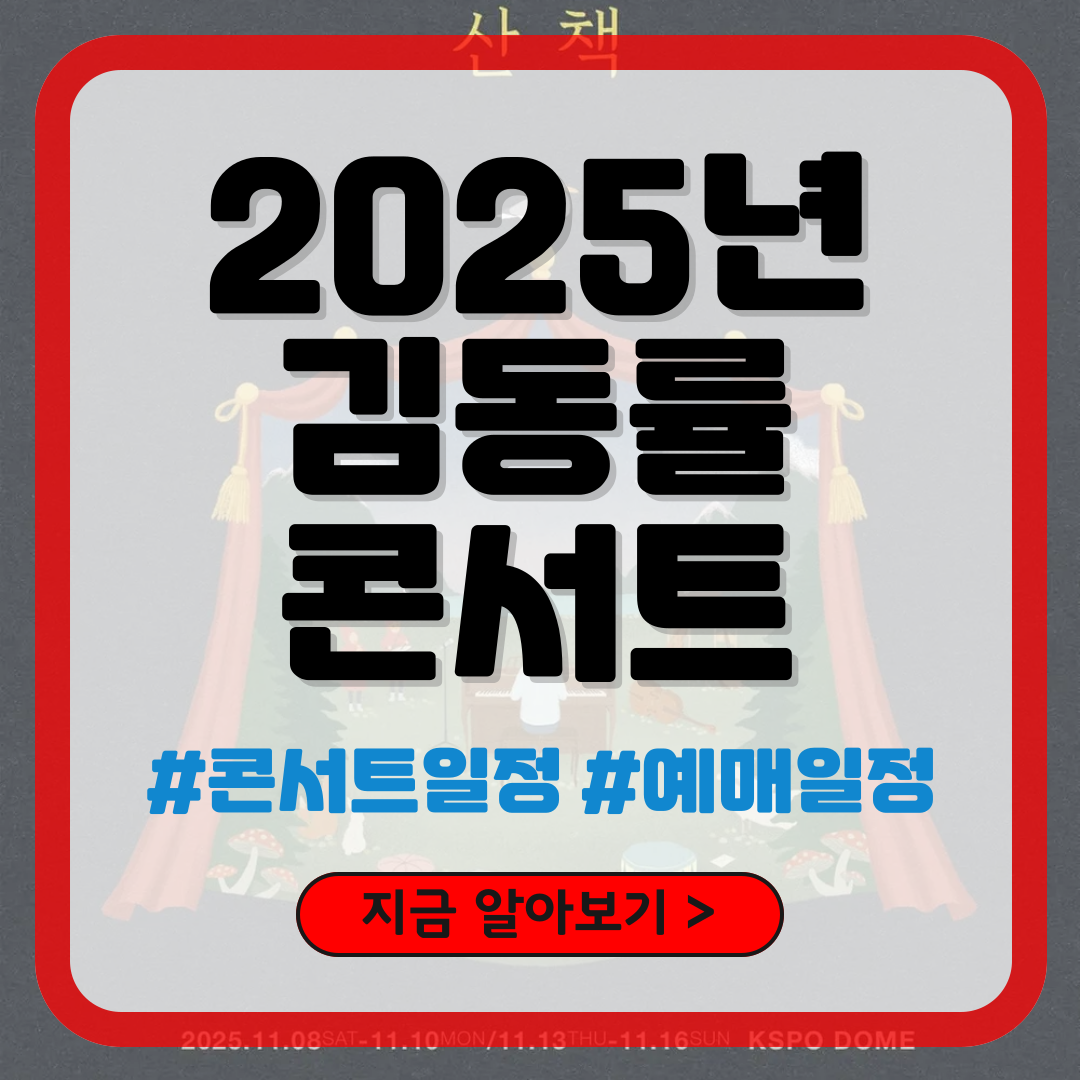 2025년 김동률 콘서트