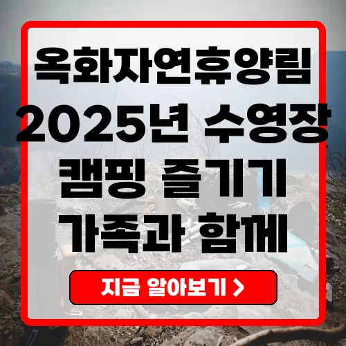 옥화자연휴양림 2025년 수영장과 캠핑 시설 완벽 가이드