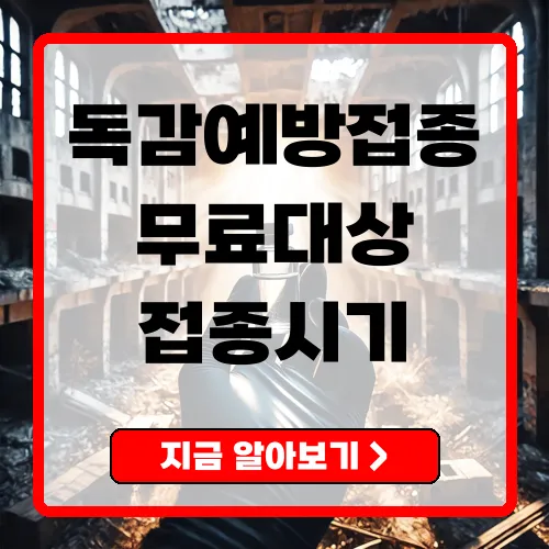 2025 독감예방접종 핵심 안내