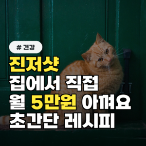 진저샷 이젠 집에서 직접 만드세요! 월 5만원 아끼는 초간단 레시피