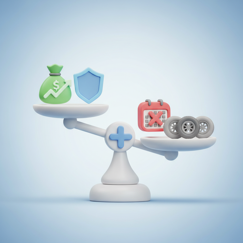 타이어 렌탈의 장단점, 현명한 선택을 위한 가이드