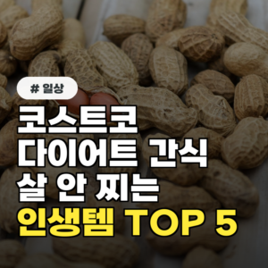 코스트코 다이어트 간식 찾으세요? 살 안 찌고 입 터짐 막는 인생템 TOP 5