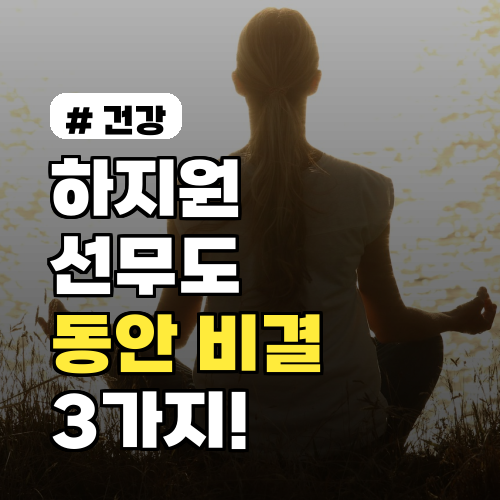 선무도 하면 '동안' 된다는 하지원, 그녀의 비결 3가지