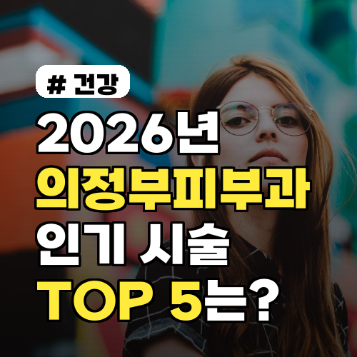 2026년 의정부피부과, 요즘 가장 인기 있는 시술 TOP 5는?