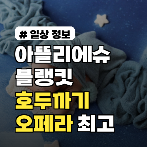 아뜰리에슈 블랭킷 디자인 호두까기 vs 오페라, 최고는?