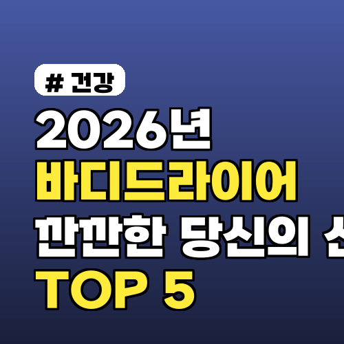 2026년 바디드라이어 추천 TOP 5, 깐깐한 당신이 고를 한가지