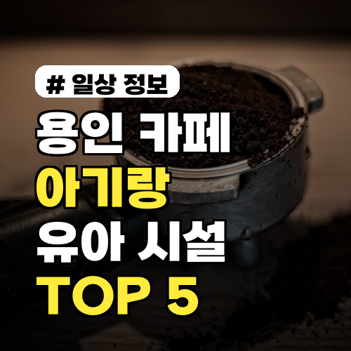 용인 카페 아기랑 가기 좋은 곳? 유아 시설 완비 TOP 5