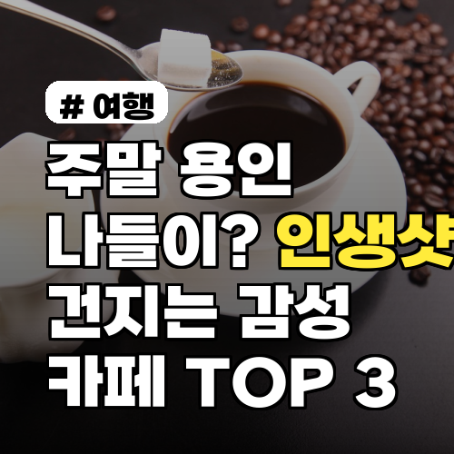 주말 용인 나들이? 인생샷 건지는 감성 카페 TOP 3