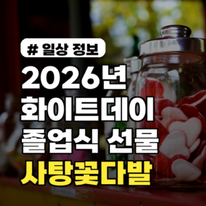 2026년 화이트데이·졸업식! 예쁜 사탕꽃다발 구매부터 DIY 팁까지