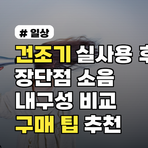 건조기 실사용 후기 모음 장단점 소음 내구성 비교와 구매 팁 가격대별 추천 포함