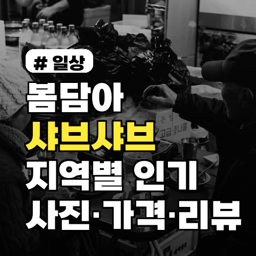 봄담아샤브샤브 지역별 인기메뉴 비교 5선과 실물 사진·가격·리뷰·평점까지