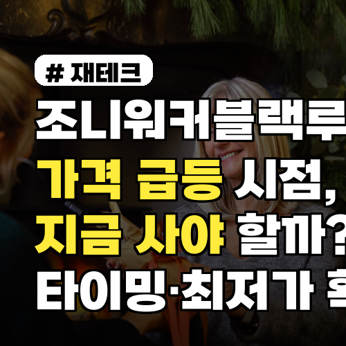 조니워커블랙루비 가격 급등 시점, 지금 사야 할까? 타이밍·최저가 확인법 포함