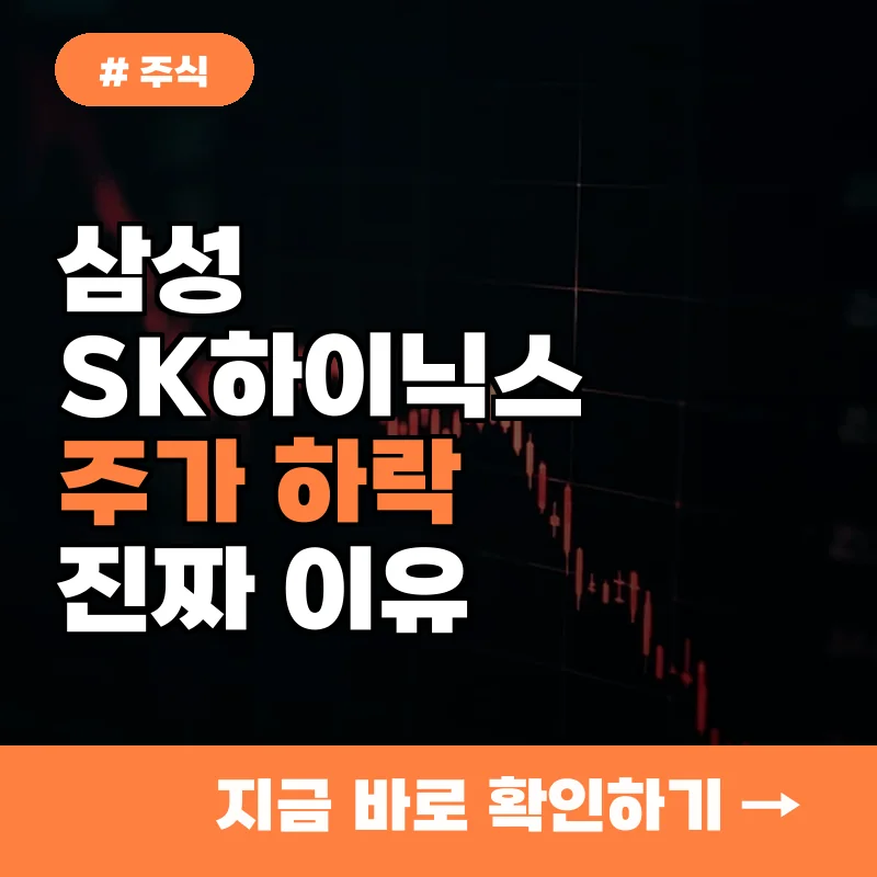 투자 발표에도 삼성 SK하이닉스 주가 하락? 숨겨진 진짜 이유 3가지