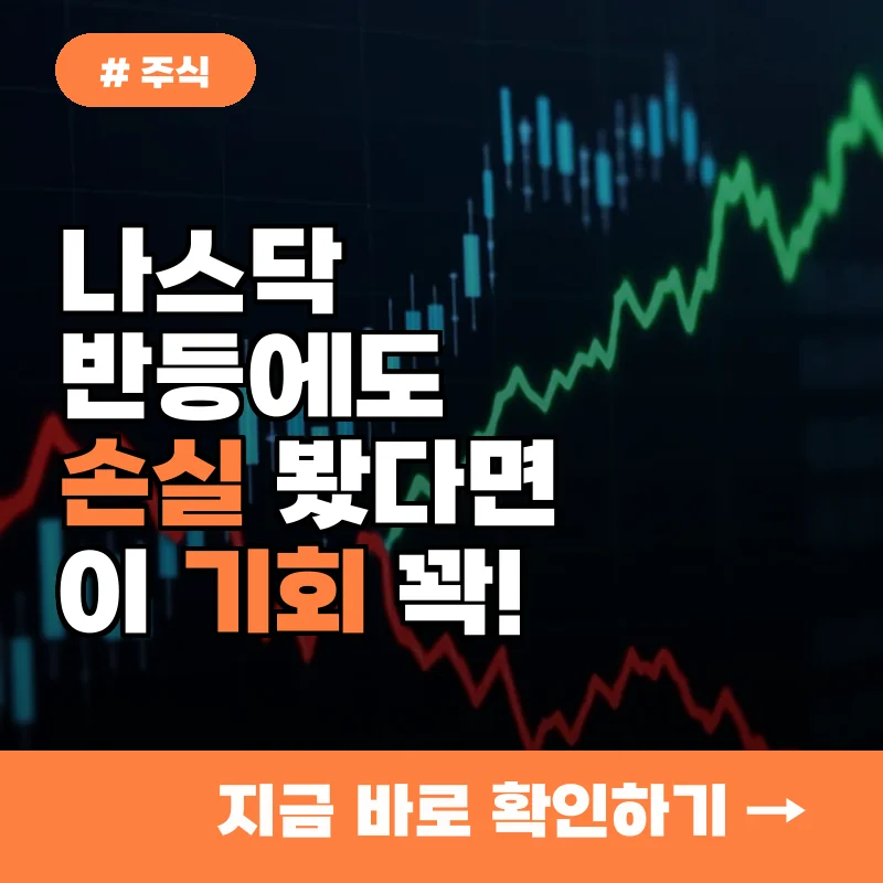 나스닥 반등에도 손실 본 사람? 당신이 놓친 진짜 투자 기회 3가지