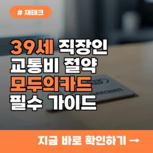 교통비 비싸다고 고민하는 39세 직장인…이 기후동행패스 지금 당장 조회하세요