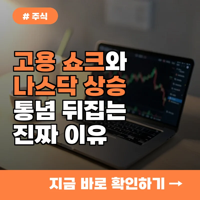고용 쇼크에도 나스닥 상승? 통념 뒤집는 시장의 진짜 이유 3가지