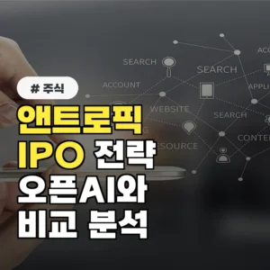 “왜 지금 앤트로픽인가?” 오픈AI와 비교해 보는 앤트로픽 IPO의 성공 가능성