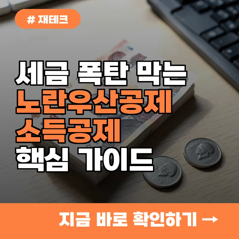 세금 폭탄 막는 노란우산공제 소득공제, 내 사업소득에서 얼마가 빠질까?
