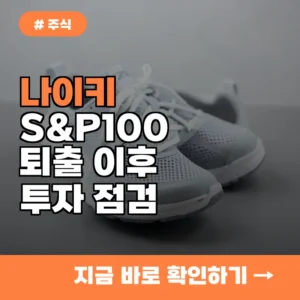 나이키 S&P100 퇴출 이후, 우리 포트폴리오 다시 점검해야 할 핵심 3가지