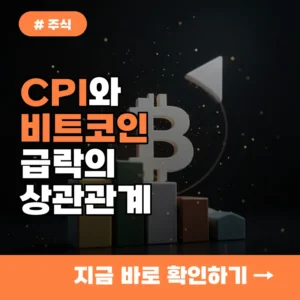알고 보니 CPI가 문제? 최근 비트코인 급락과 고금리의 연관성