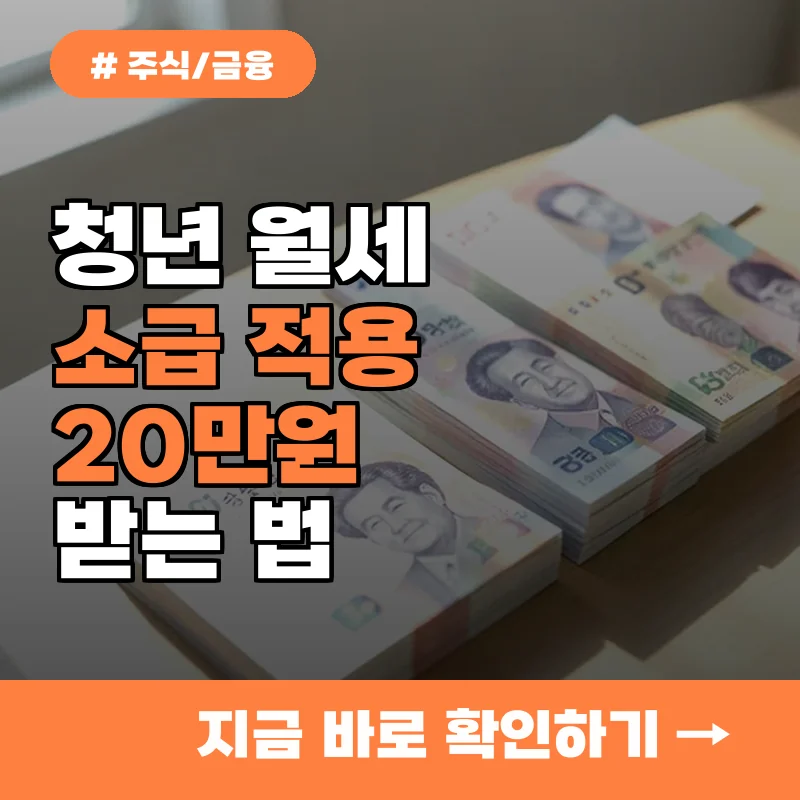 혹시 나도? 청년 월세 지원금 대상자라면 꼭 알아야 할 소급 적용의 비밀